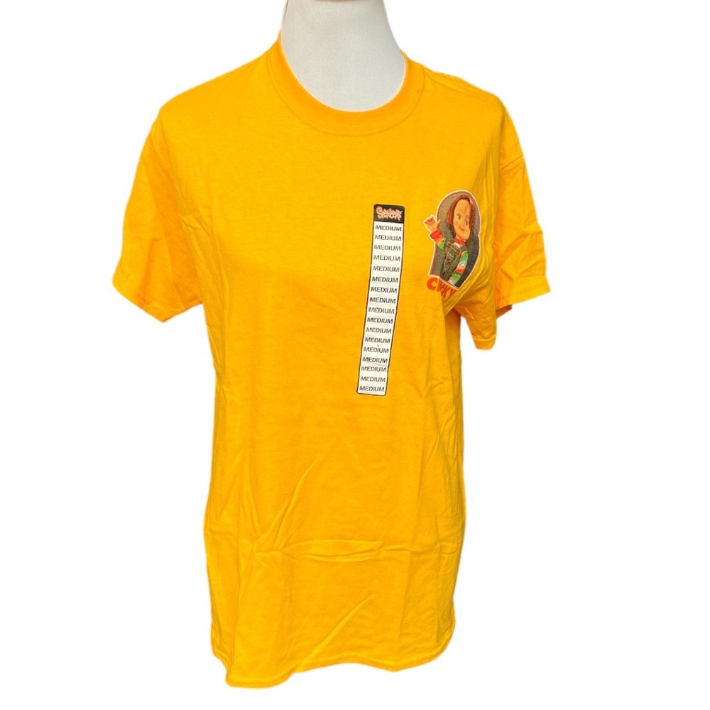 Chunky Good Guys He’ll Be Your Friend ‘til the End! Graphic Tee Yellow Medium